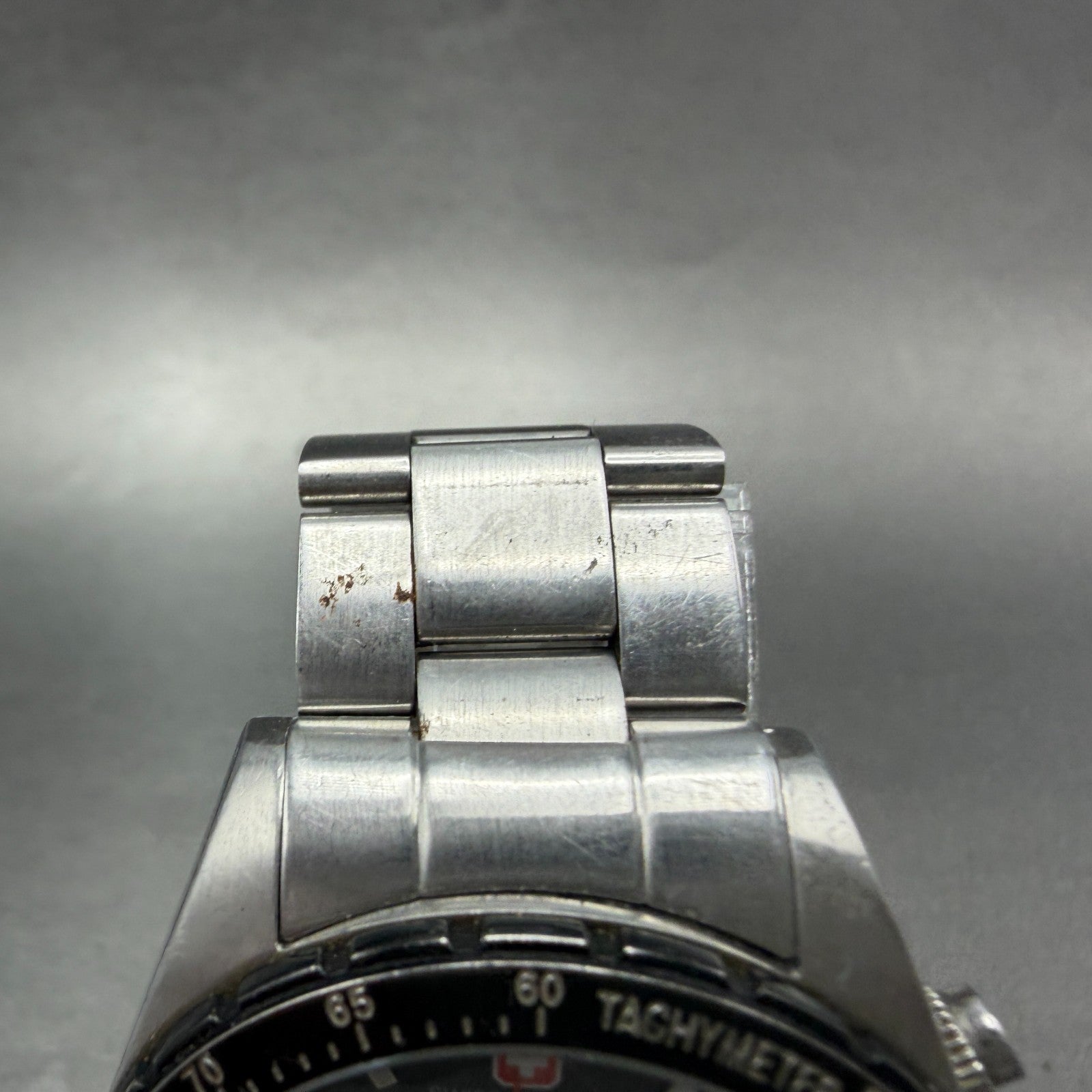 Swiss Military Chronograph Watch Men 40mm Black Dial Silver Alarm Daydate NewBat4