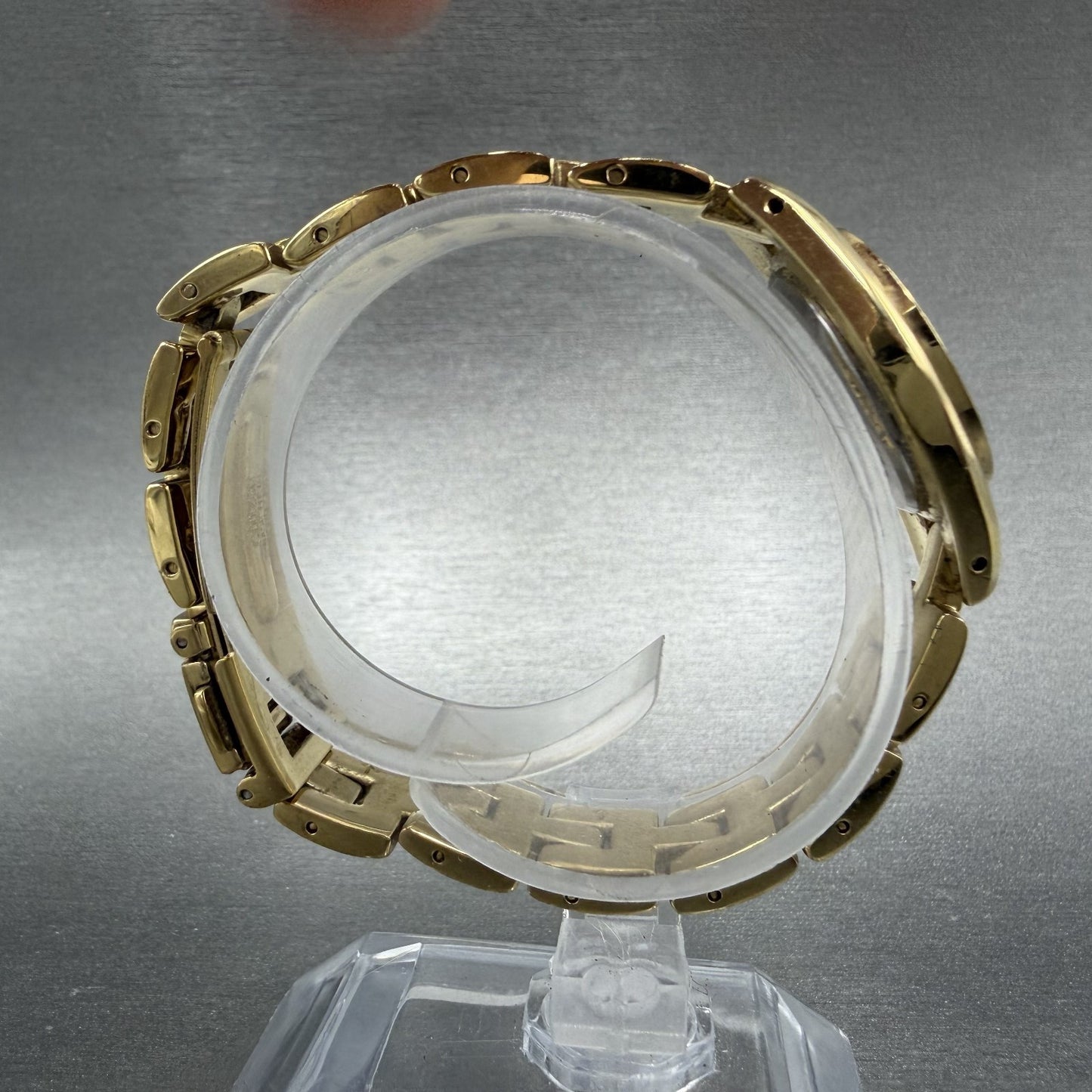 Citizen Watch Women 23mm Black Dial Gold Tone Round 5930-S98993 New Battery ABC8