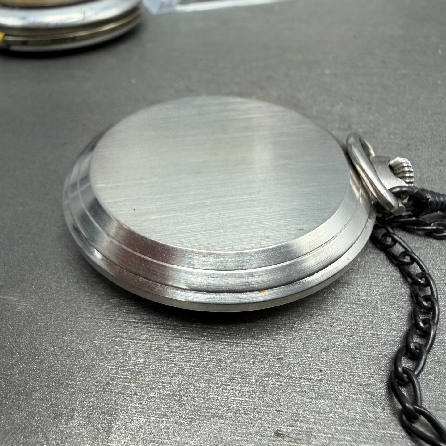 Waltham Pocket Watch 47mm White Dial Silver Tone Grade 220 Manual Wind PARTS!!!!9