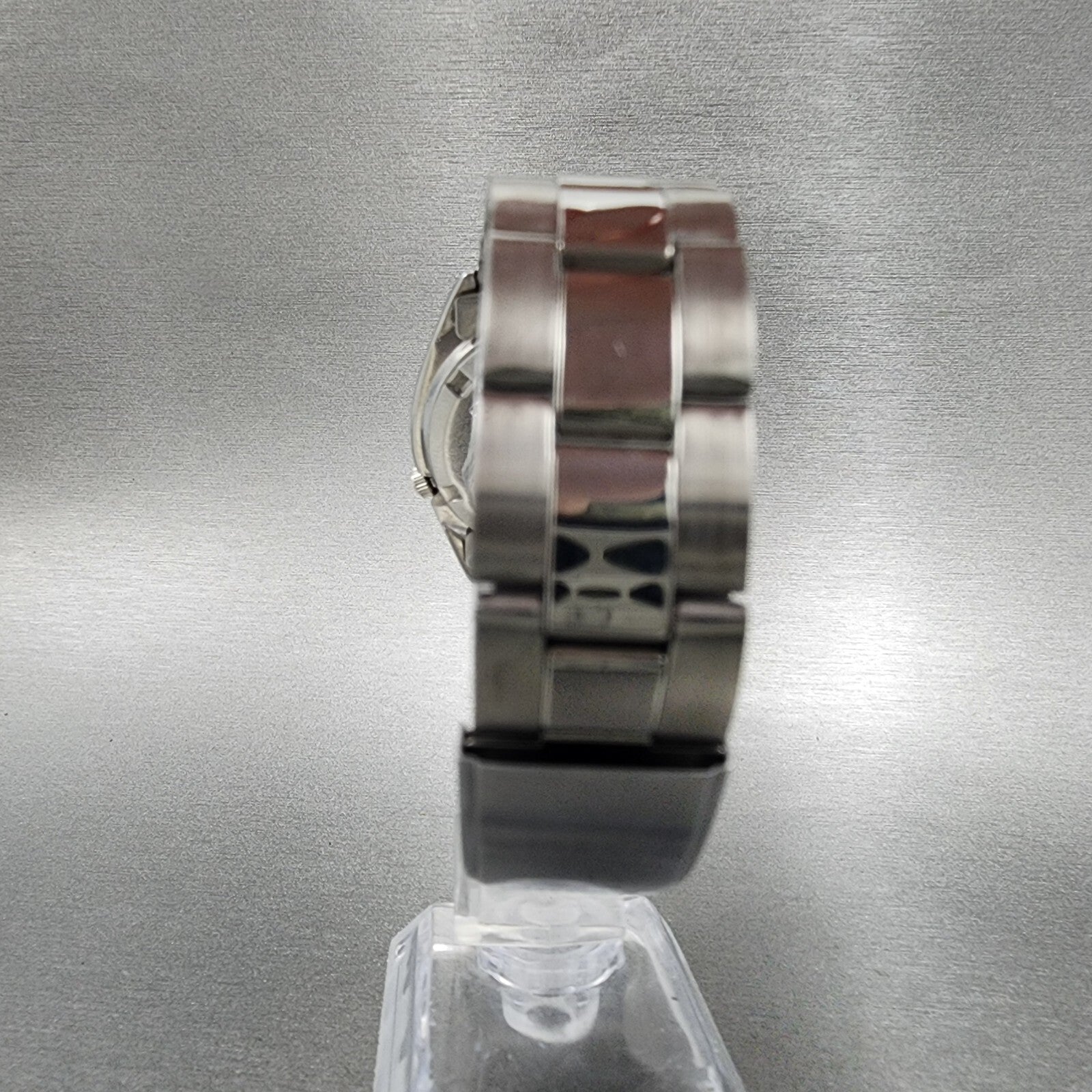 Seiko 5 Automatic Watch Men 37mm Ice Blue Dial Steel Daydate 70098211 Runs7
