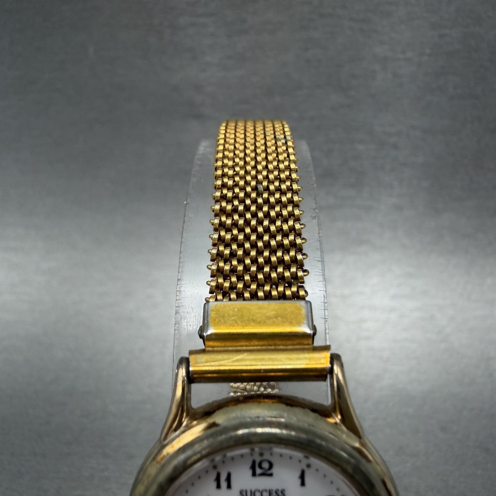 Seiko Alba success Watch Women 24mm White Dial Gold Tone V7016C00 New Battery4