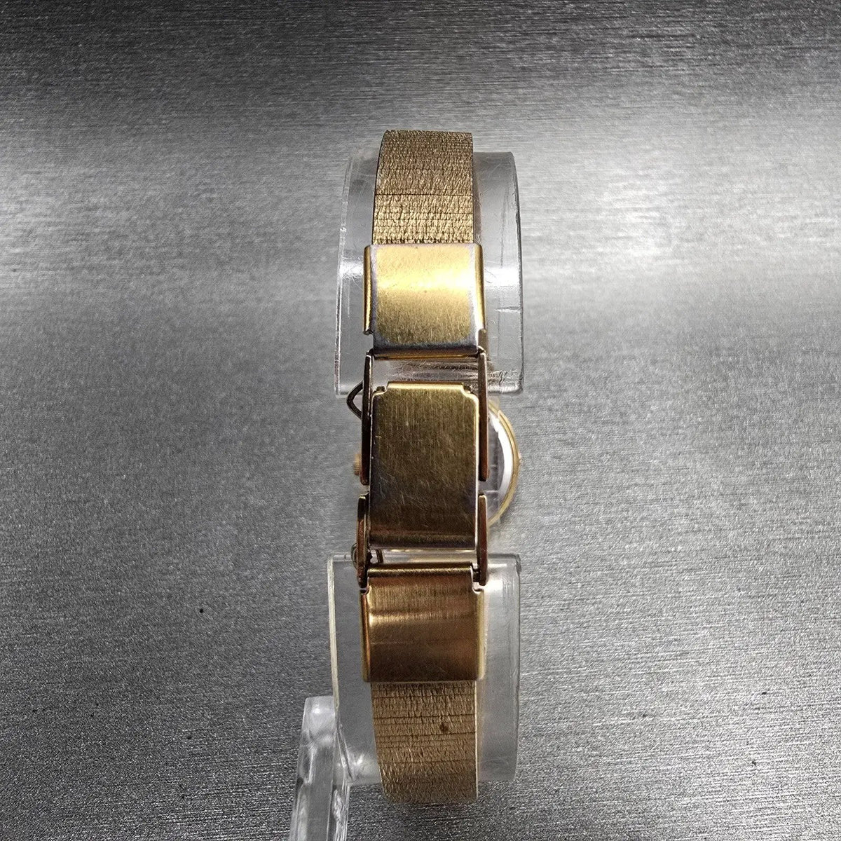 Seiko Watch Women 21mm Black Dial Gold Round 2320-5128 New Battery Vintage7