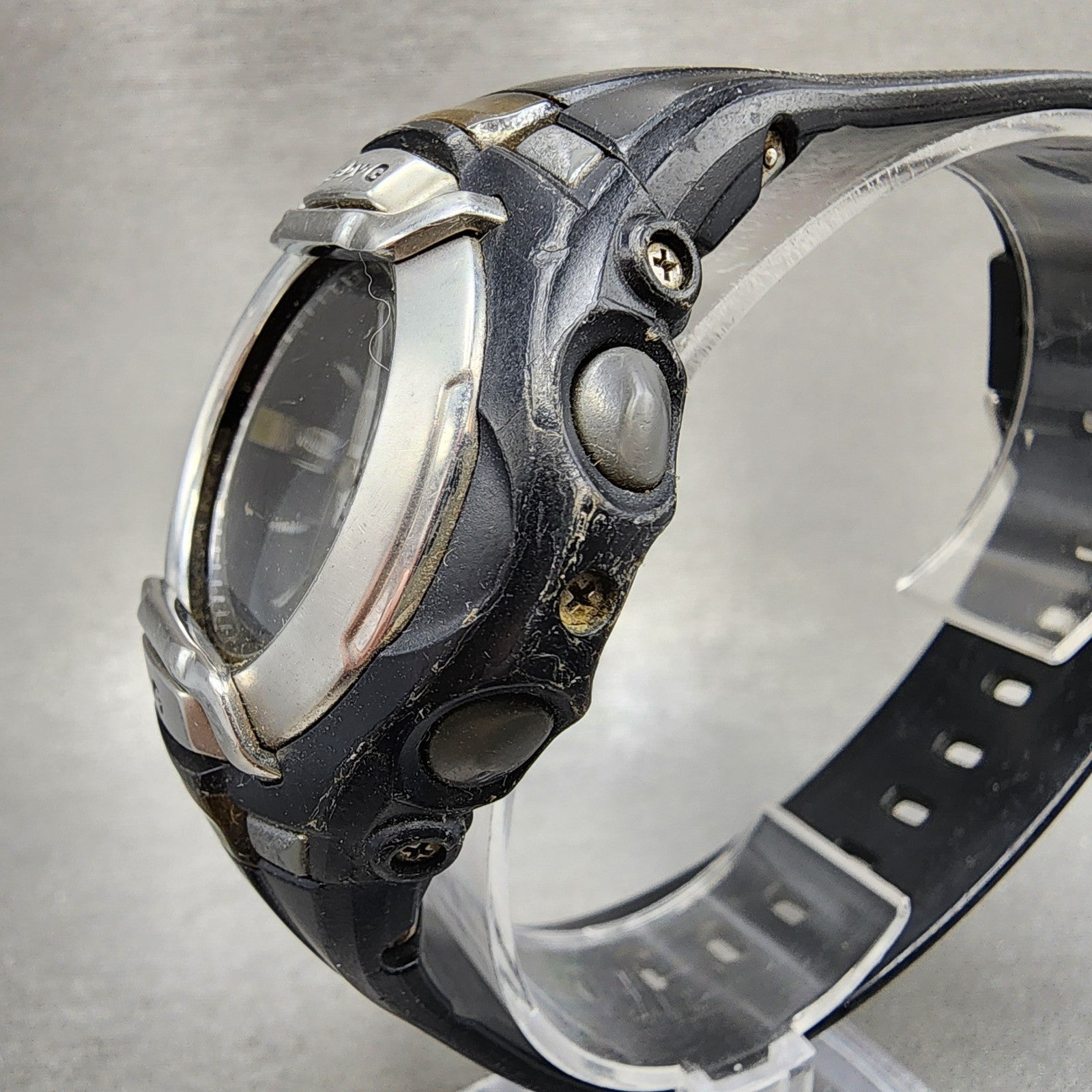 Casio BabyG BGT3001 Watch Women 41mm Black Tone Analog Digital Solar Works2
