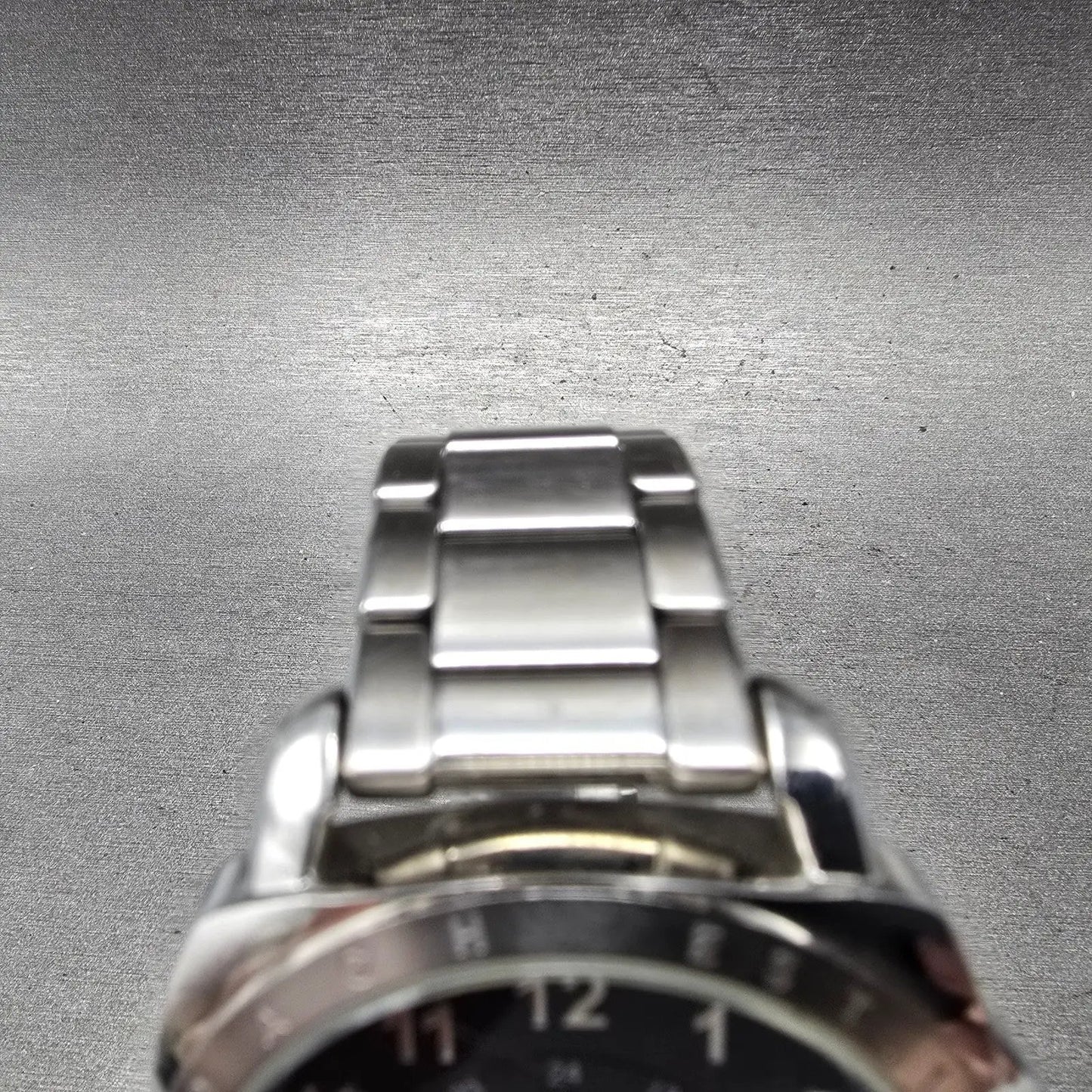 Coach Watch Men 42mm Black Dial Stainless Steel Small Seconds New Battery4