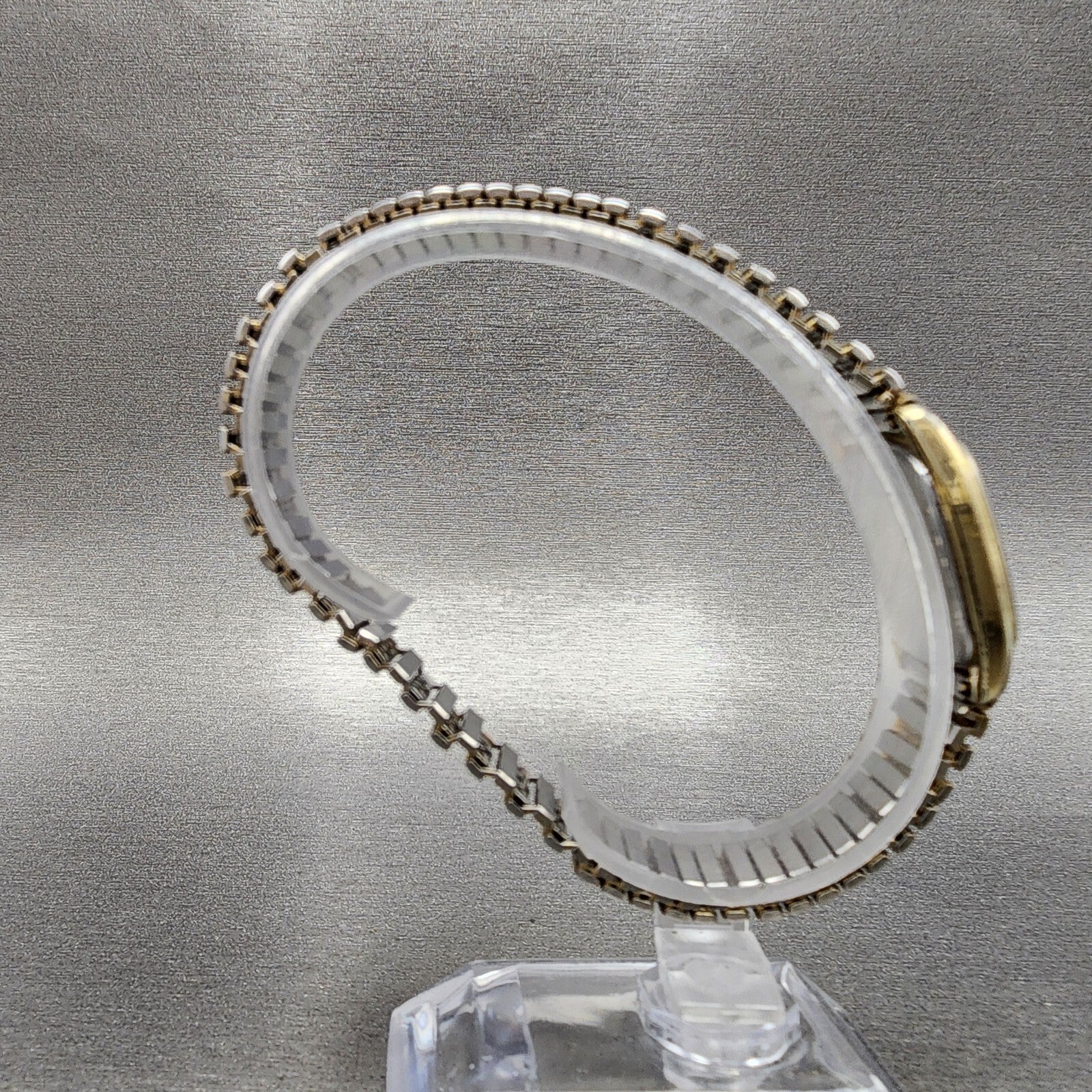 Seiko Watch Women 21mm White Dial Gold Tone Date 2a225080 New Battery READ!!!!!8