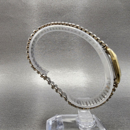 Seiko Watch Women 21mm White Dial Gold Tone Date 2a225080 New Battery READ!!!!!8