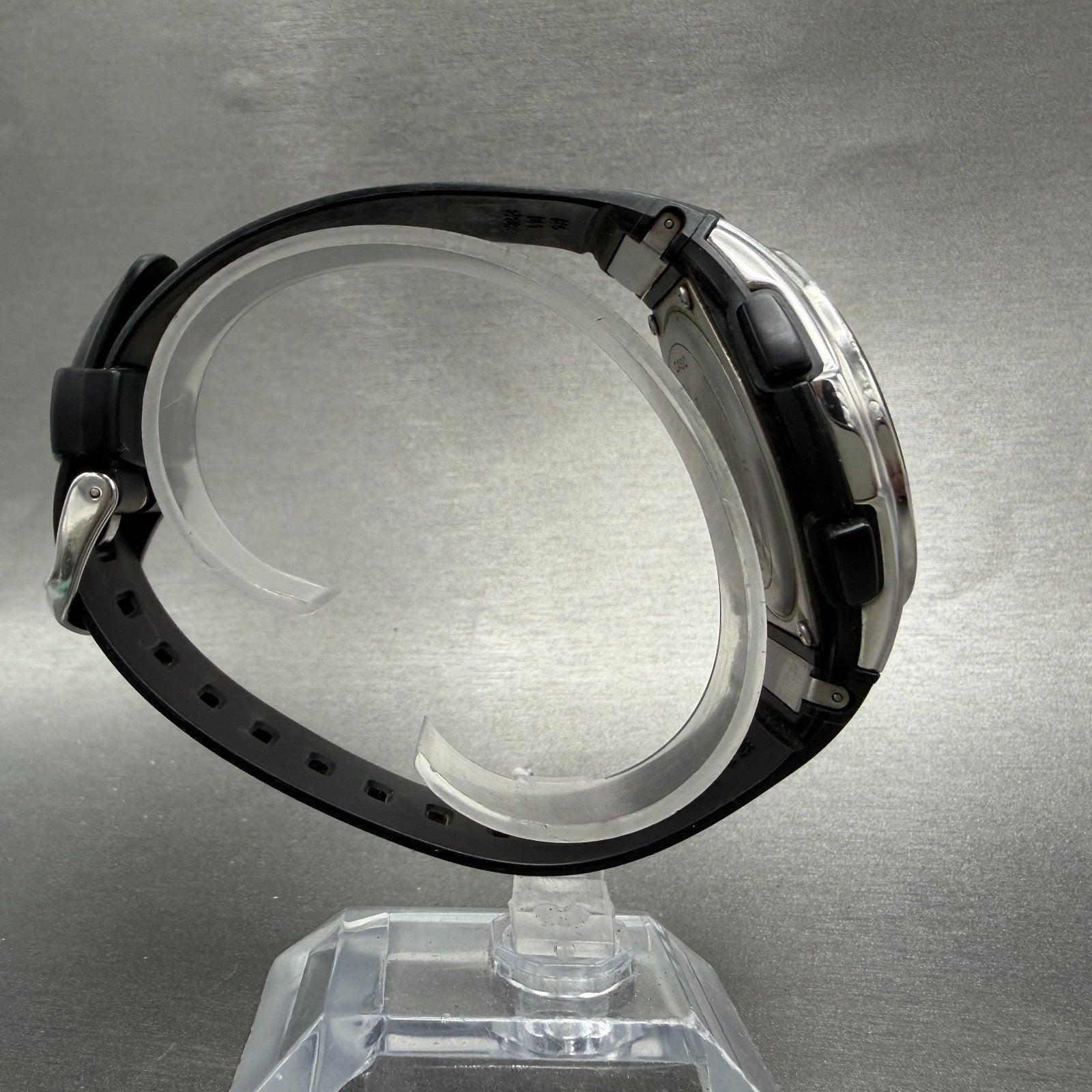 Casio Waveceptor WVQ-M410 Watch Men 43mm Black Dial Silver Tone Date Solar RunsG8