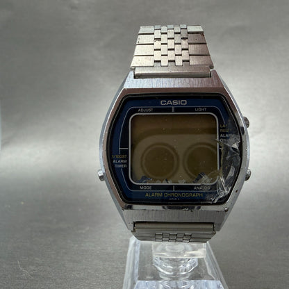 Casio AA-84 103 Watch Men 36mm Digital Silver Tone Alarm Chrono VTG PARTS6
