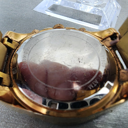 Michael kors Blair Watch Women 39mm Rose Dial Rose Gold Tone Date Round New Batt9