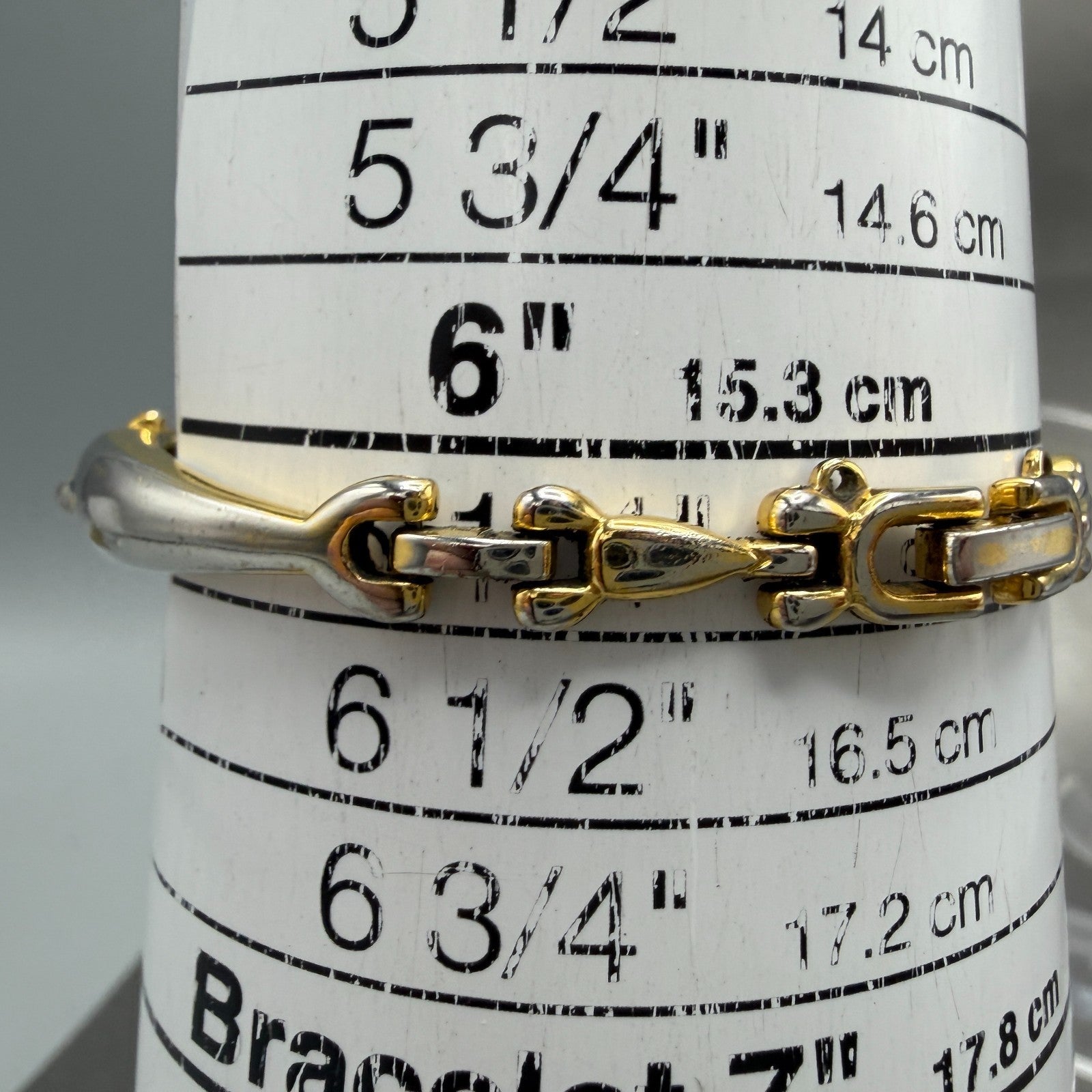 Junghans Watch Women 21mm Gold Dial Gold Tone Round Bangle New Battery10