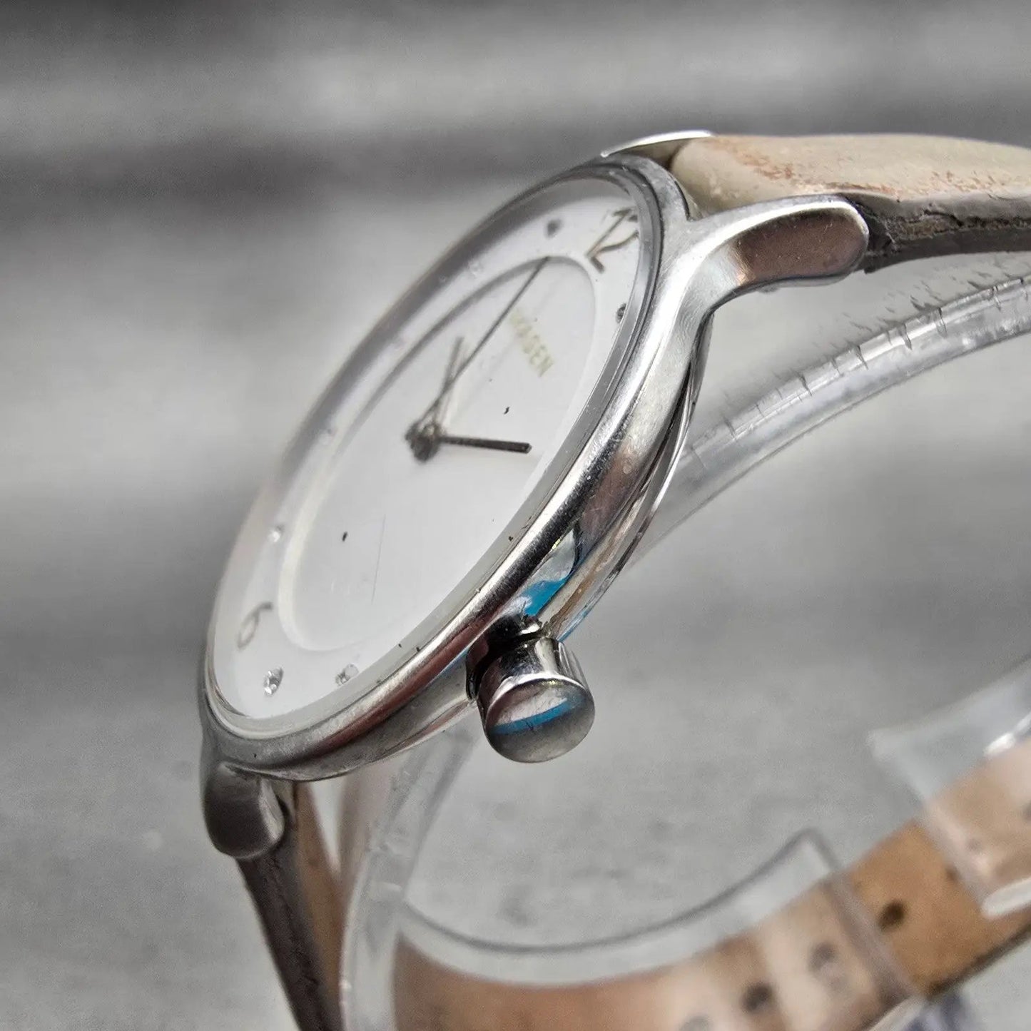 Skagen Anita Watch Women 30mm White Dial Silver Tone Round SKW2648 New Battery2