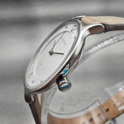Skagen Anita Watch Women 30mm White Dial Silver Tone Round SKW2648 New Battery2