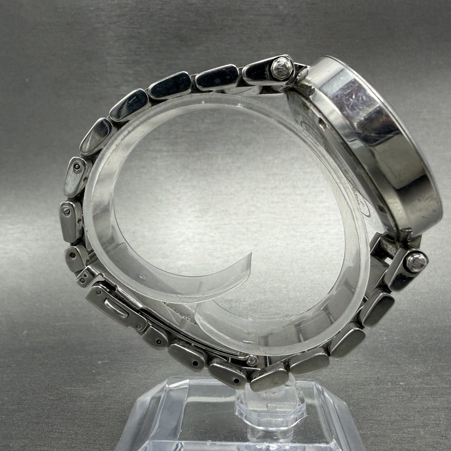 Michael Kors Parker Chronograph Watch Women 39mm White Dial Steel Date New Batt8