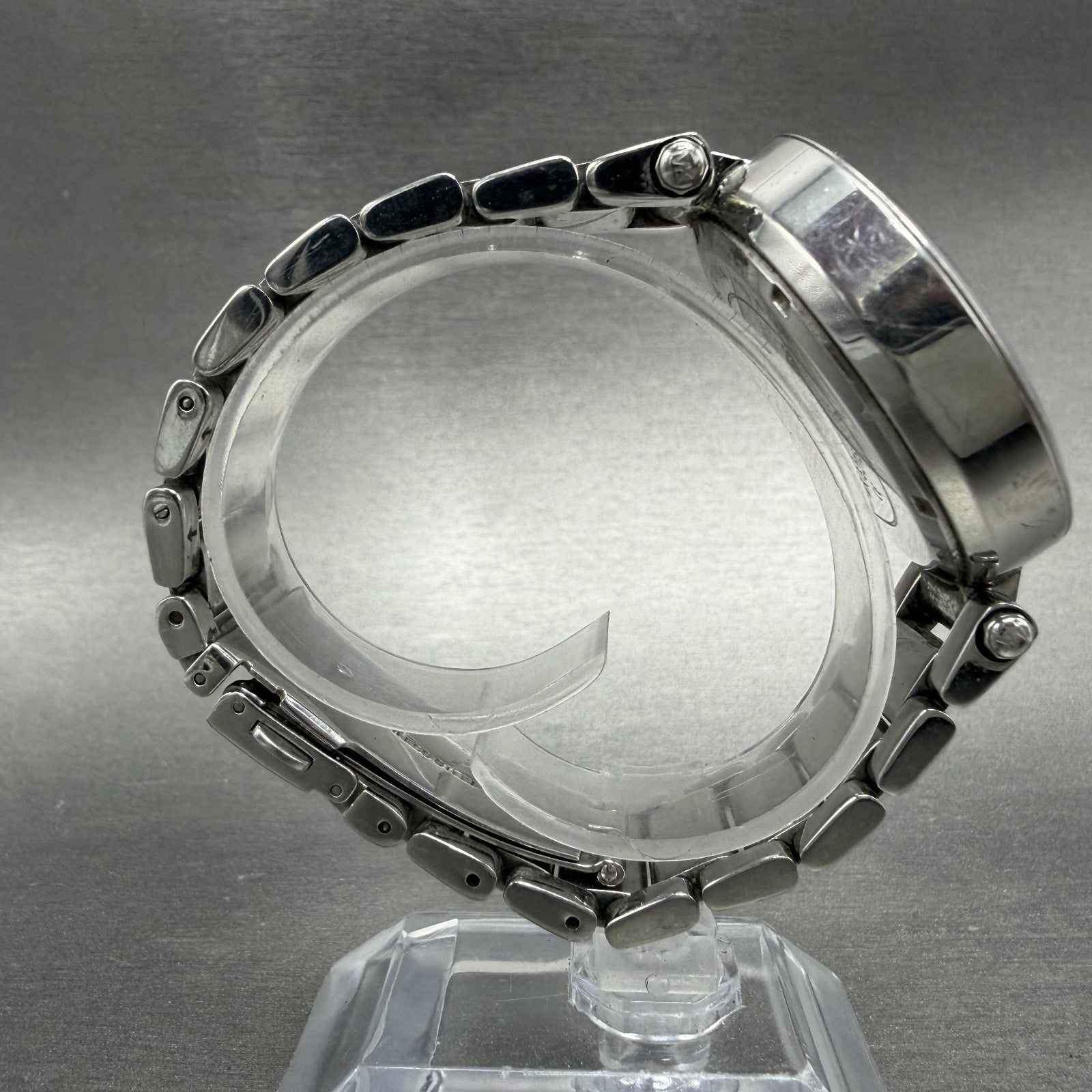 Michael Kors Parker Chronograph Watch Women 39mm White Dial Steel Date New Batt8
