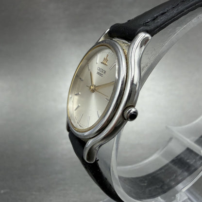 Seiko Credor Watch Women 24mm Silver Dial Silver Tone 4J81-0A40 New Battery2