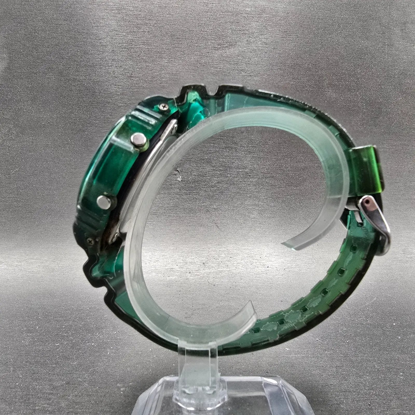 Casio G-Shock GL-240 Watch Men 45mm Green Alarm Chronograph Daydate Solar PARTS7