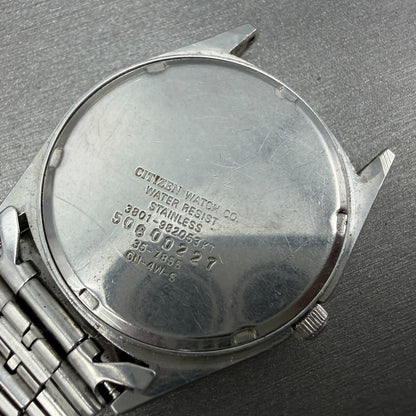 Citizen Railroad Approved Watch Men 35mm White Dial Silver 3801-892053 PARTS14