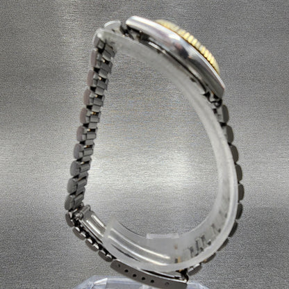 Seiko SQ Watch Women 24mm Champagne Dial Two Tone Daydate 3e230a60 New Battery7