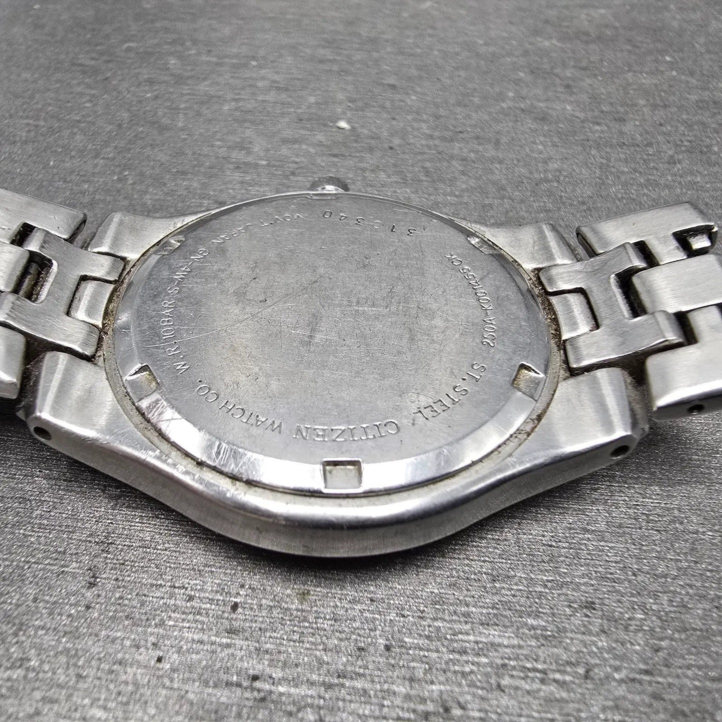 Citizen Watch Men 37mm Blue Dial Silver Tone Daydate Round 250A-K001455 PARTS18