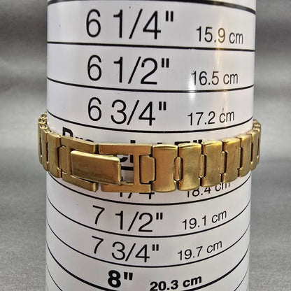 Seiko Watch Women 20mm Black Dial Gold Tone Round 1N00-0C19 New Battery Vintage9