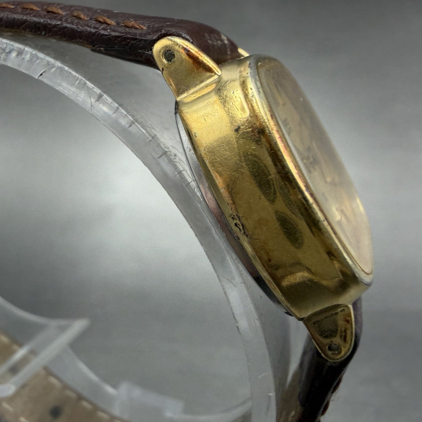 Seiko SQ Watch Women 21mm Champagne Dial Gold Tone Daydate 8523-5009 New Batt JO3