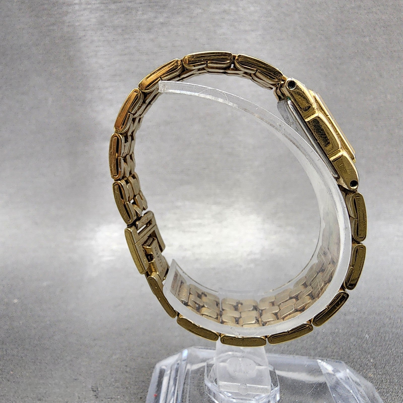 Citizen Tank Watch Women 14mm Champagne Dial Gold Tone 5421S27239 New Battery8