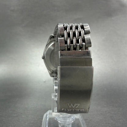 Seiko Lord Matic Watch Men 36mm Silver Dial Silver Tone Round 5601-9000 PARTS8