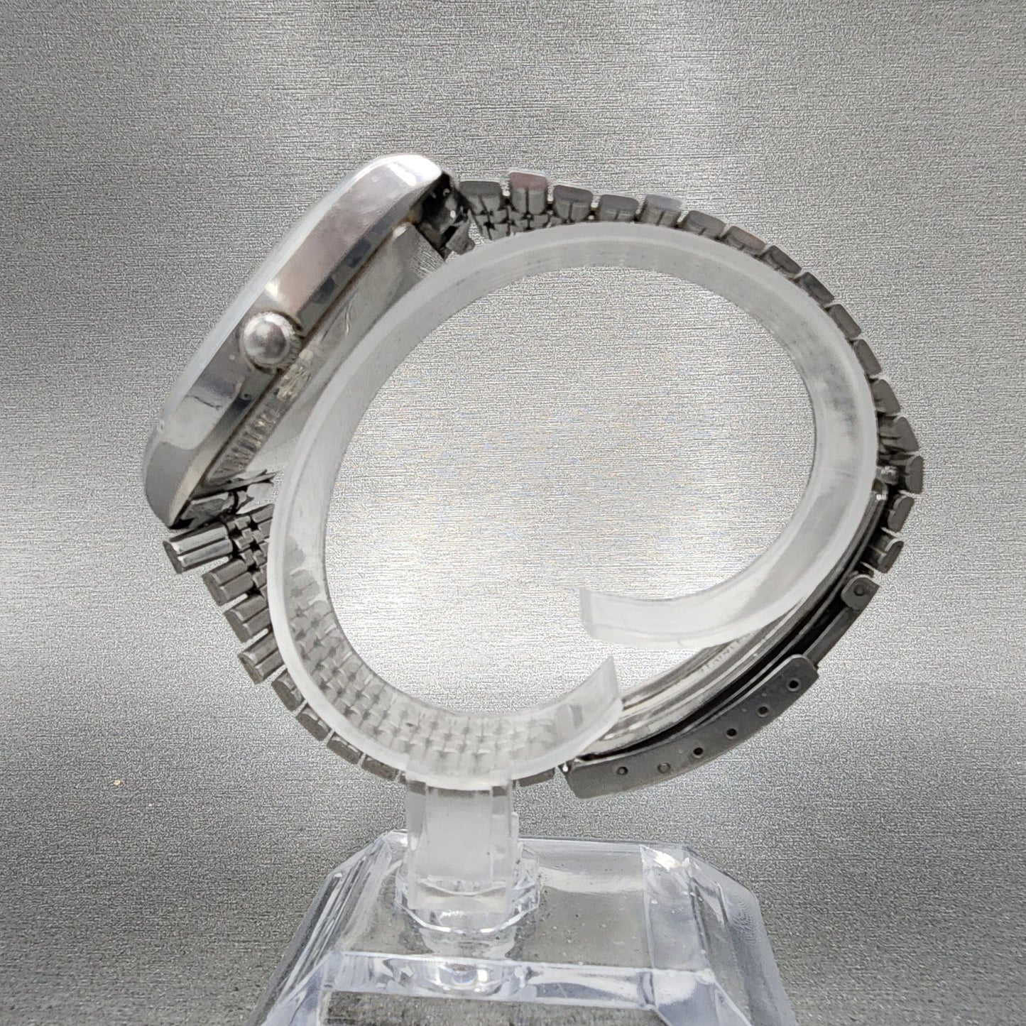 Seiko Lord Matic Watch Men 33mm Silver Dial Silver Tone Daydate 56065220 PARTS7