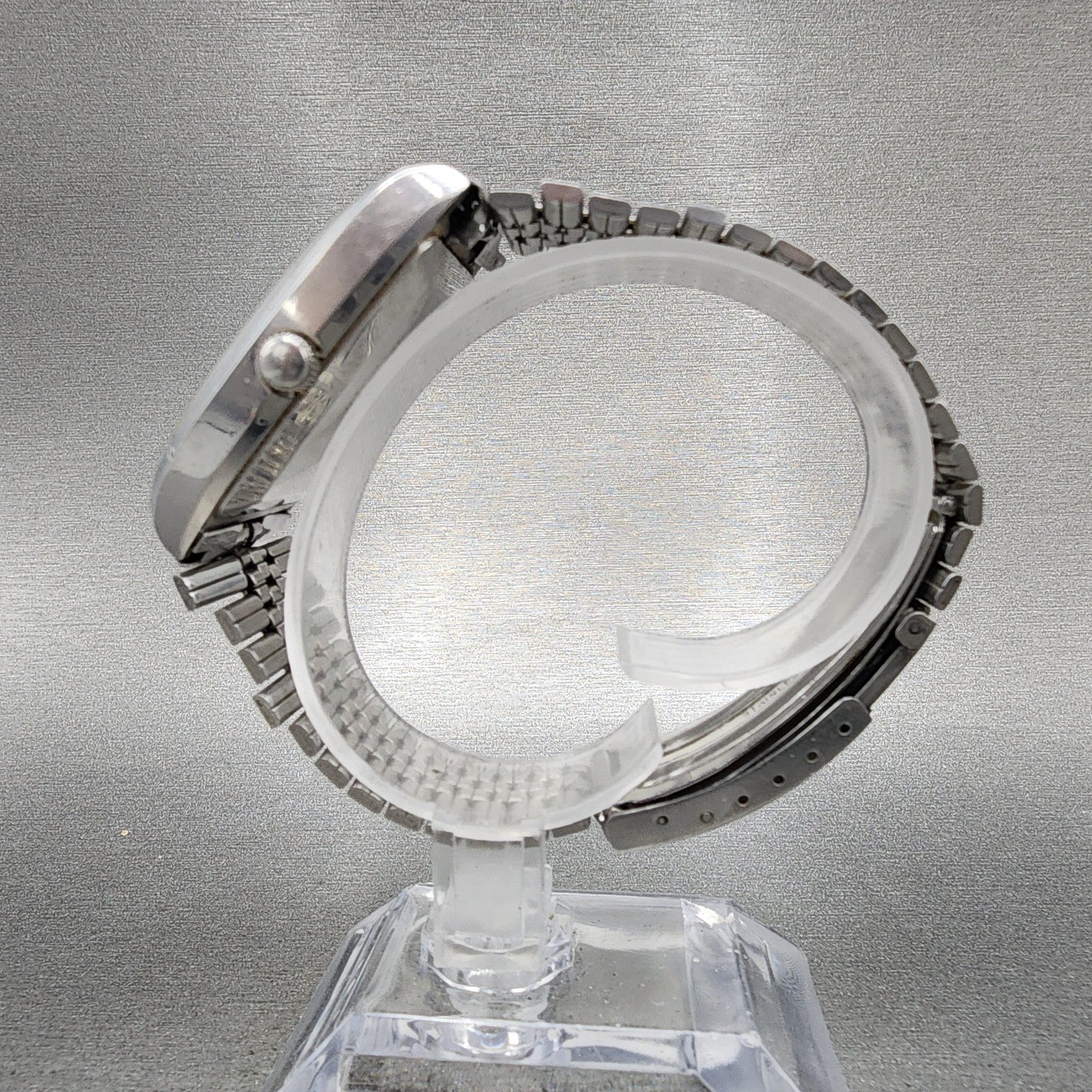 Seiko Lord Matic Watch Men 33mm Silver Dial Silver Tone Daydate 56065220 PARTS7