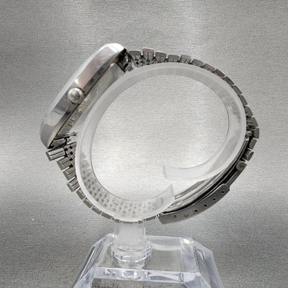 Seiko Lord Matic Watch Men 33mm Silver Dial Silver Tone Daydate 56065220 PARTS7