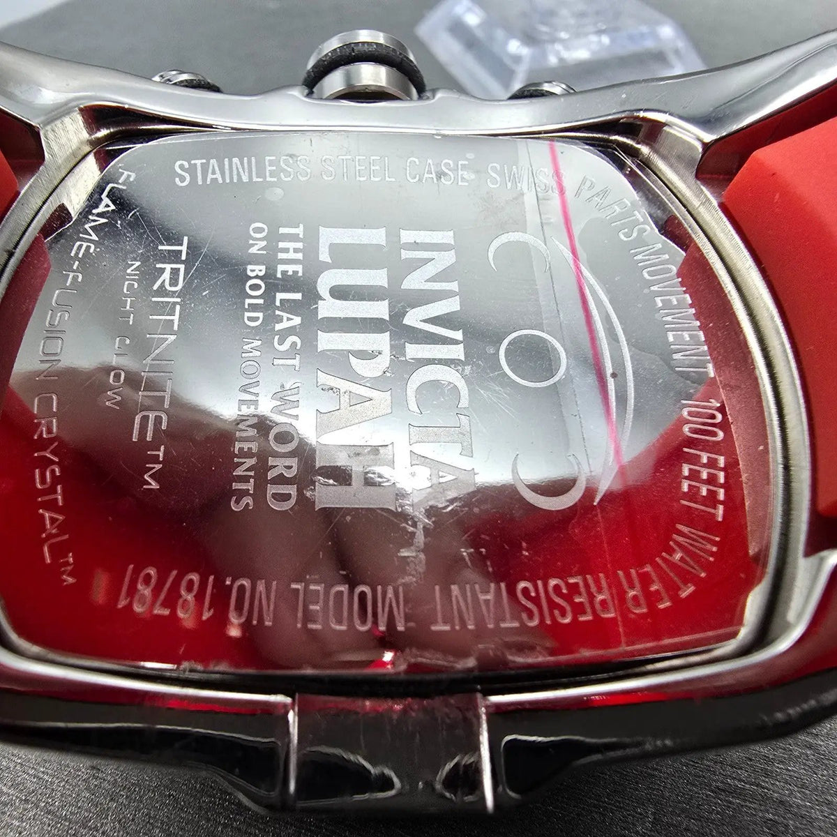 Invicta Lupah Watch Men 47mm Black Dial Silver Daydate 24 Hour 18781 New Battery9