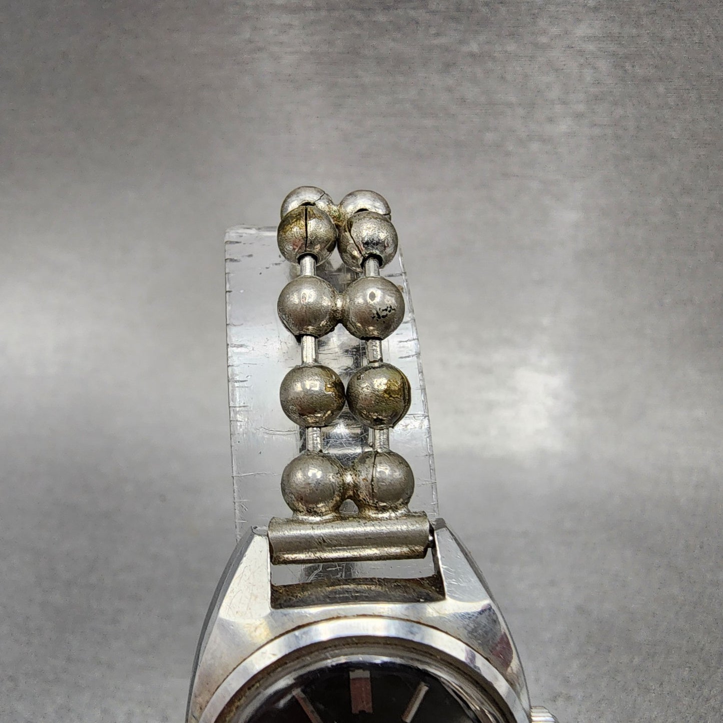Seiko Matic Lady Watch Women 23mm Black Dial Silver Tone Automatic 251702114
