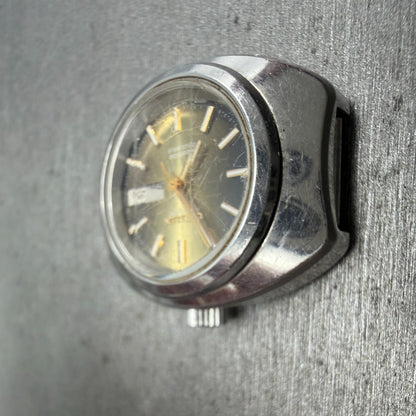 Citizen Automatic Watch Women 26mm Yellow Dial Silver Tone Daydate 4-661311 PART5
