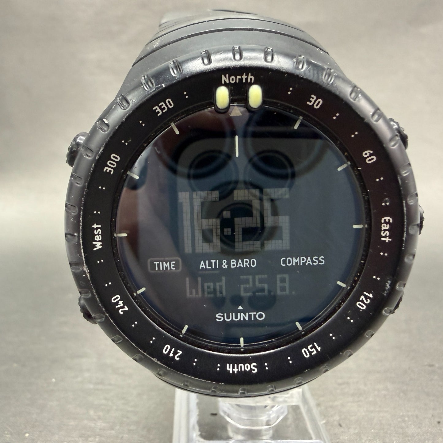 Suunto Core Watch Men 49mm Digital Black Alti Baro Compass Round New battery0