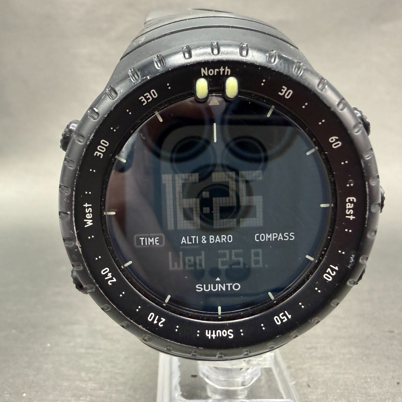 Suunto Core Watch Men 49mm Digital Black Alti Baro Compass Round New battery0