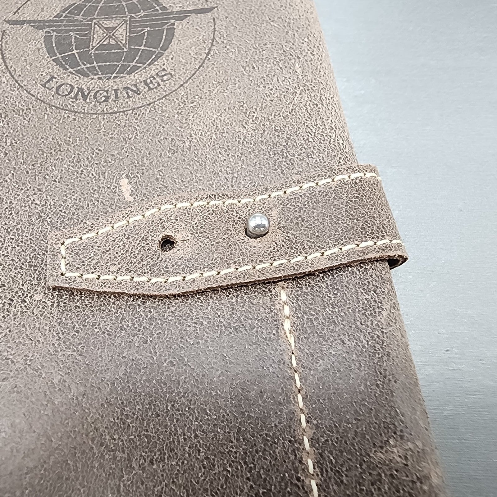 Longines Spirit Watch Roll Brown Leather Travel Case1