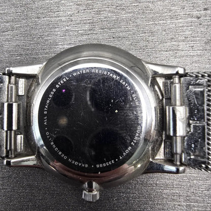 Skagen Denmark Watch Women 28mm Silver Dial Silver Tone Round 233SSS New Battery10