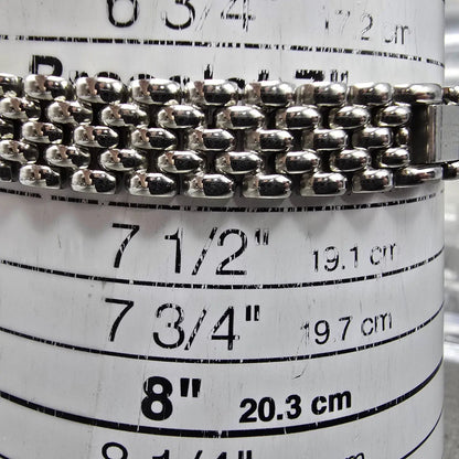 Coach Tank Watch Women 17mm Silver Dial Silver Tone CA.66.7.14.0624 New Battery8