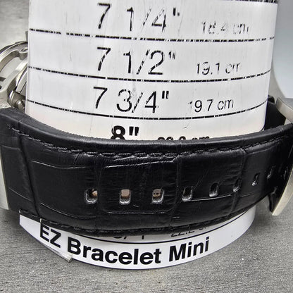 Invicta Reserve Watch Men 52mm Black Dial Silver Tone Daydate 10088 New Battery12