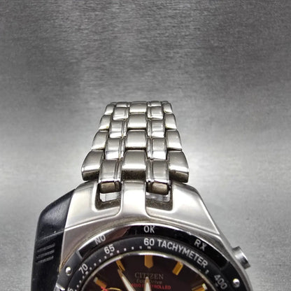 Citizen Space Master Watch Men 42mm Black Dial Titanium Eco-Drive Chronograph4
