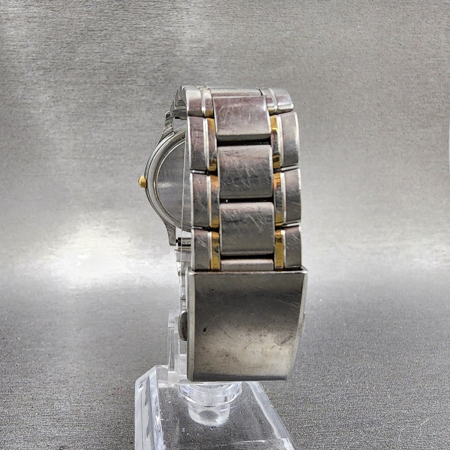 Citizen Exceed EcoDrive Watch Men 35mm White Dial Two Tone A730H09874 Runs7