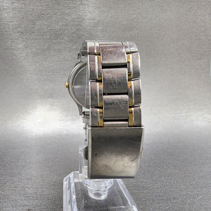 Citizen Exceed EcoDrive Watch Men 35mm White Dial Two Tone A730H09874 Runs7