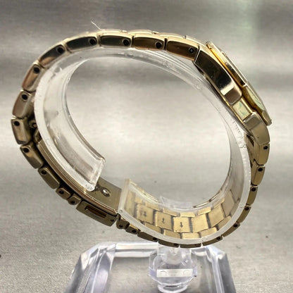 Seiko Coutura Watch Women 26mm MOP Dial Gold Tone Date Round 7N82-0CA0 New Batt8