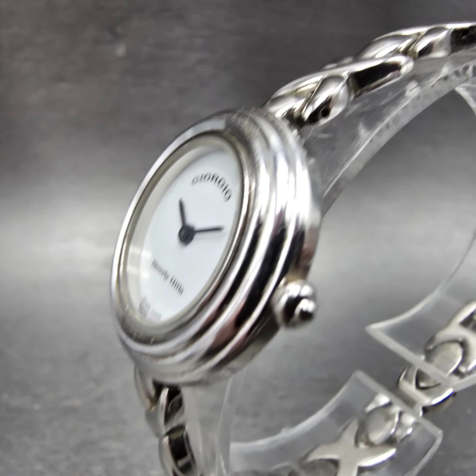 Giorgio Beverly Hills watch Women 26mm White Dial Silver Interchangeable Bezel2