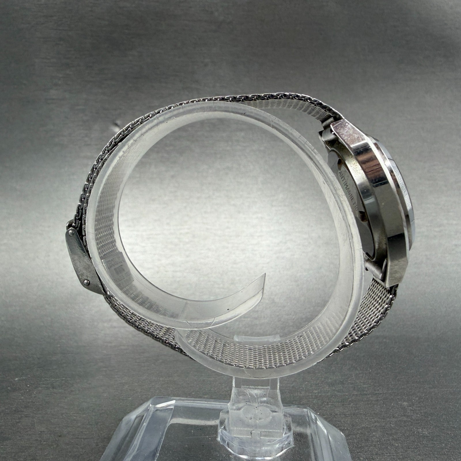Technos Sky Lady Watch Women 24mm Black Dial Steel Date Automatic  Runs8