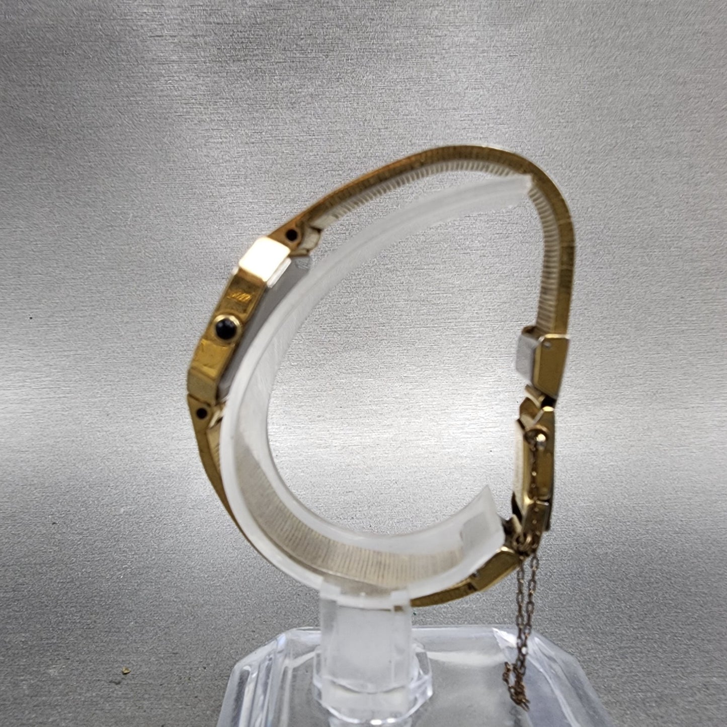 Seiko Watch Women 20mm Champagne Dial Gold Tone Octagon 23205889 New Battery6
