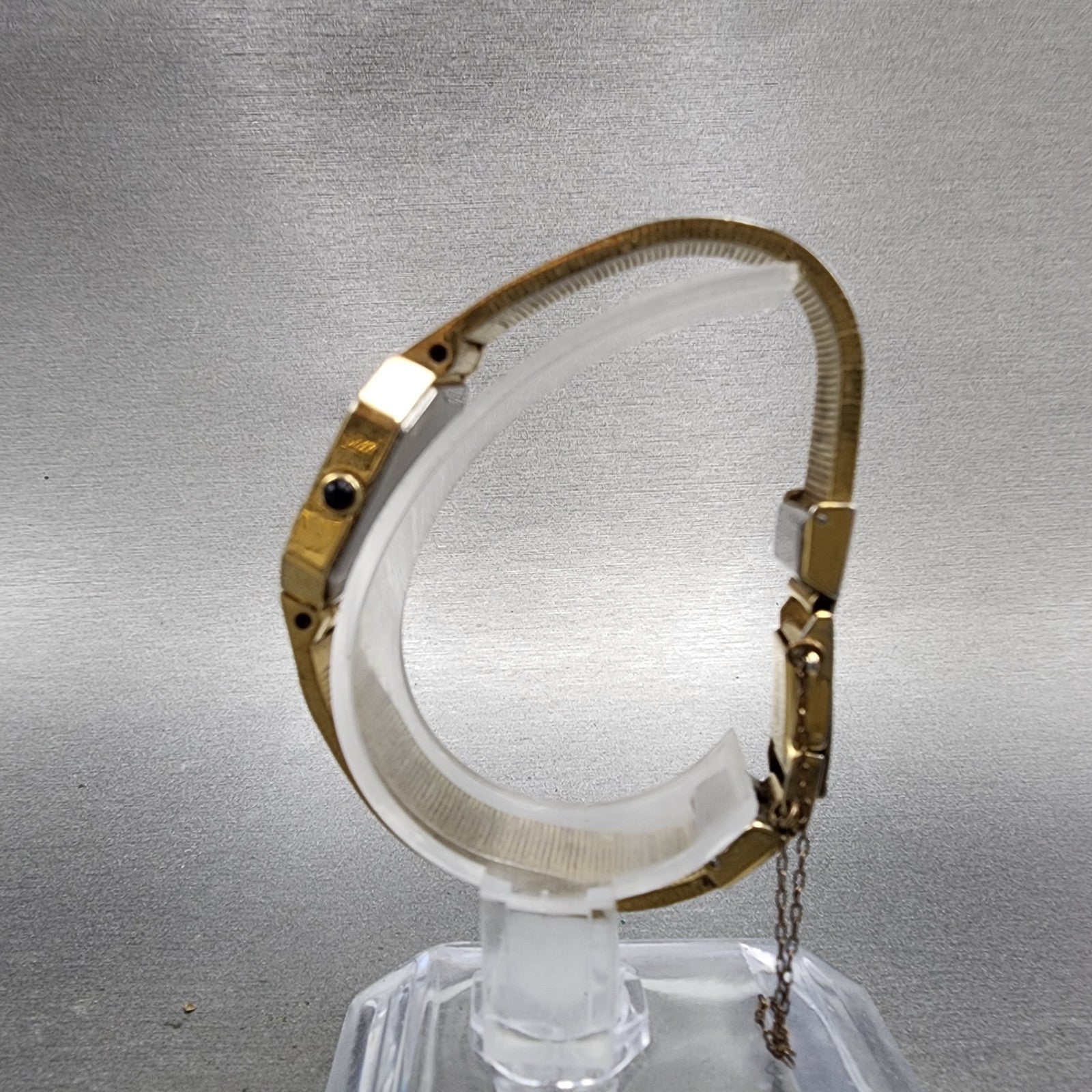 Seiko Watch Women 20mm Champagne Dial Gold Tone Octagon 23205889 New Battery6