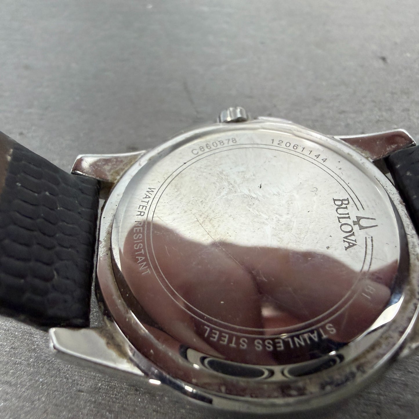 Bulova Watch Women 32mm MOP Dial Silver Tone Round Diamond 98P118 New Battery9