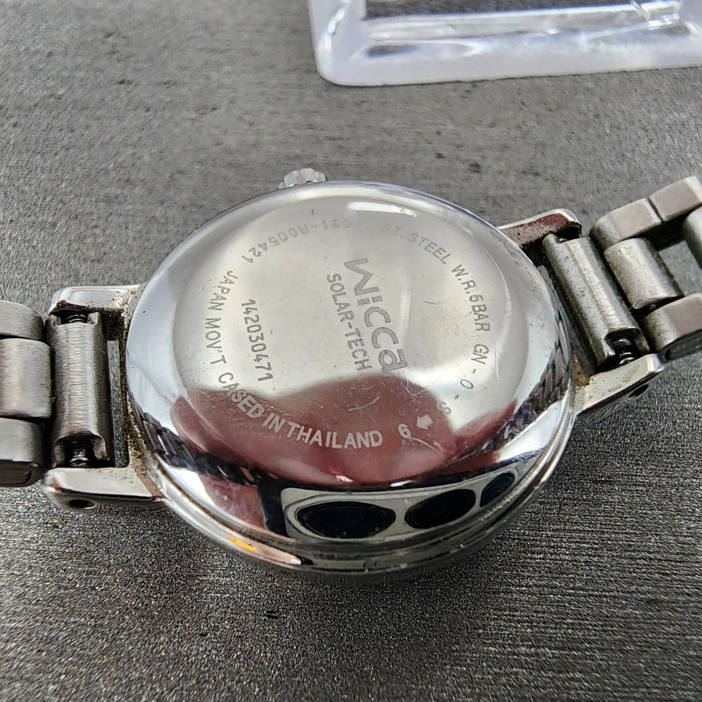 Citizen Wicca EcoDrive Watch Women 24mm White Dial Steel Round E031R005421 Run9