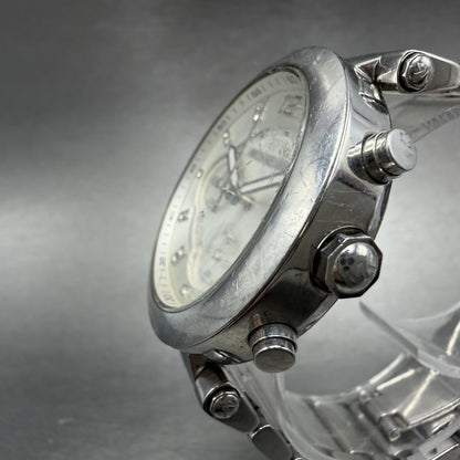 Michael Kors Parker Chronograph Watch Women 39mm White Dial Steel Date New Batt2